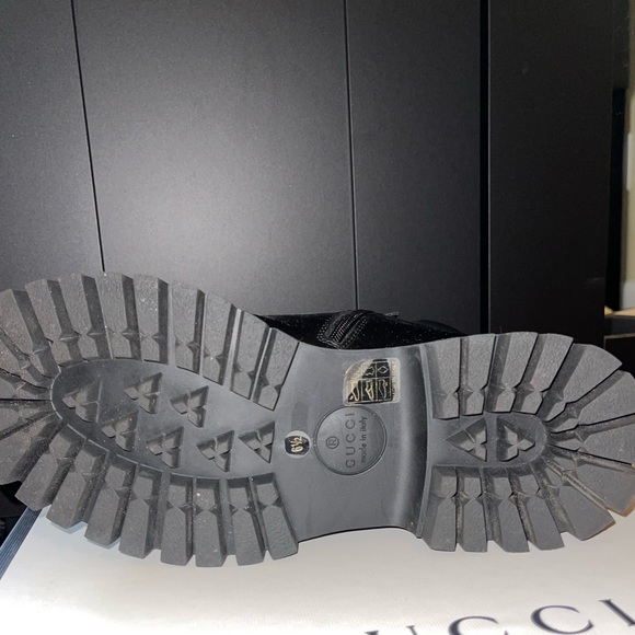 Gucci Mens horse calf lavaredo boots. - Picture 3 of 5